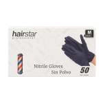 Guantes de Latéx HAIR STAR Negro 50 uds.