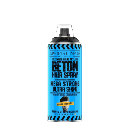 Laca Fijación IMMORTAL Mega Strong Ultra Shine 400ml