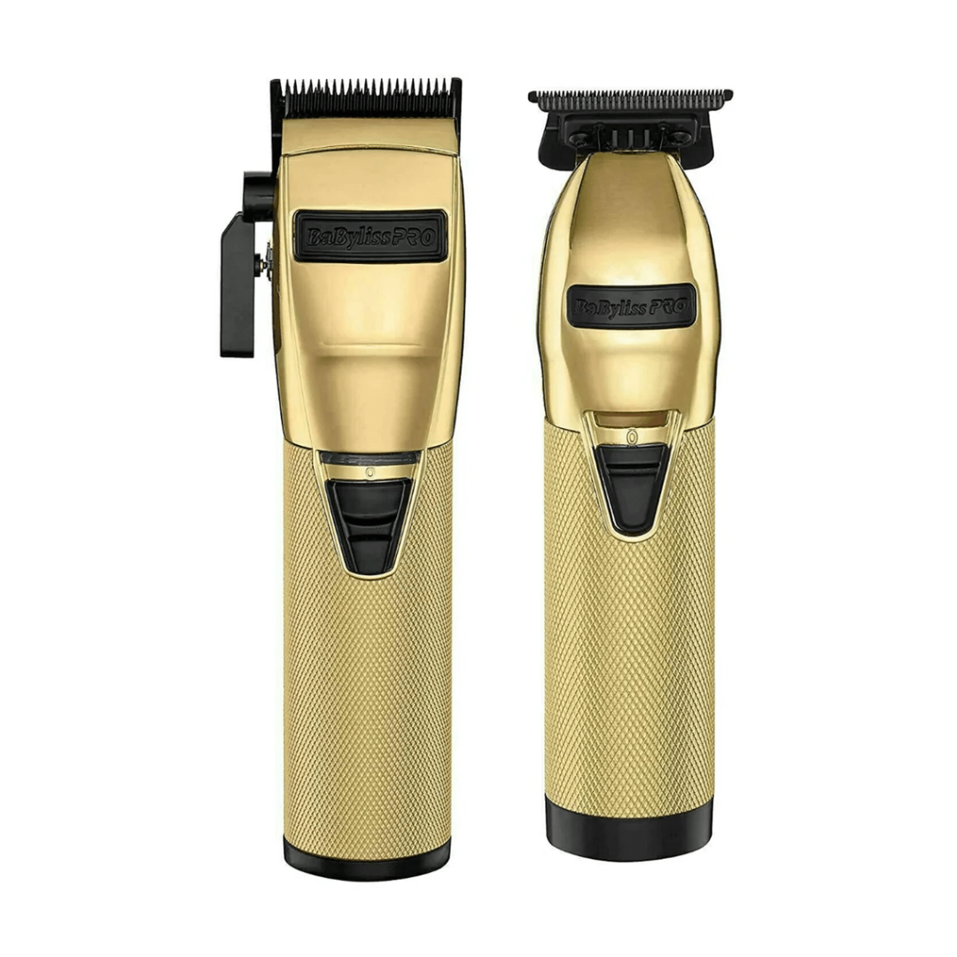 web (87) Combo BABYLISS Clipper + Trimmer Gold - Imagen 1