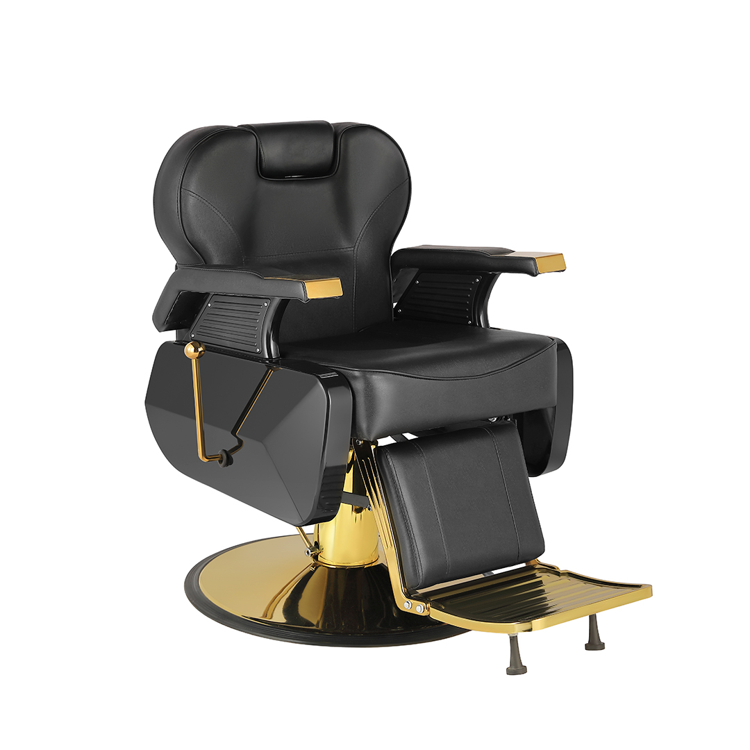 sillon_aviador_gold_www,extravagantebarber.cl Sillón Aviador Gold - Negro - Imagen 1