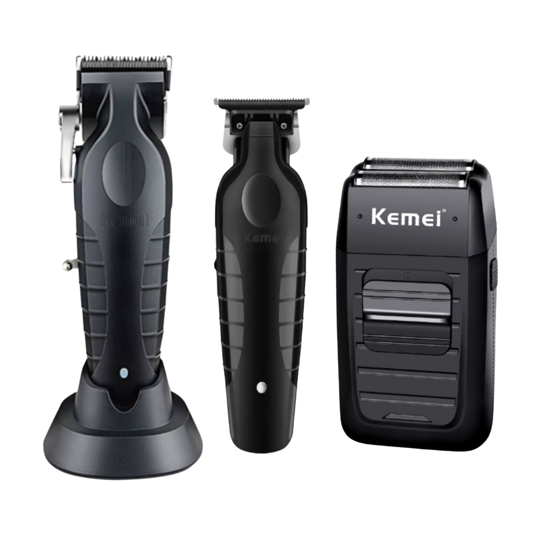 web - 2024-11-11T170017.979 Combo KEMEI Clipper + Trimmer + Shaver - Imagen 1