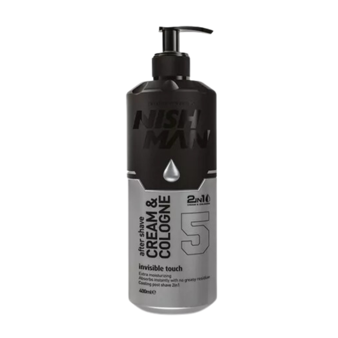 web - 2025-01-24T103455.070 After Shave Crema NISH MAN Nº5 Invisible Touch 400ml - Imagen 1