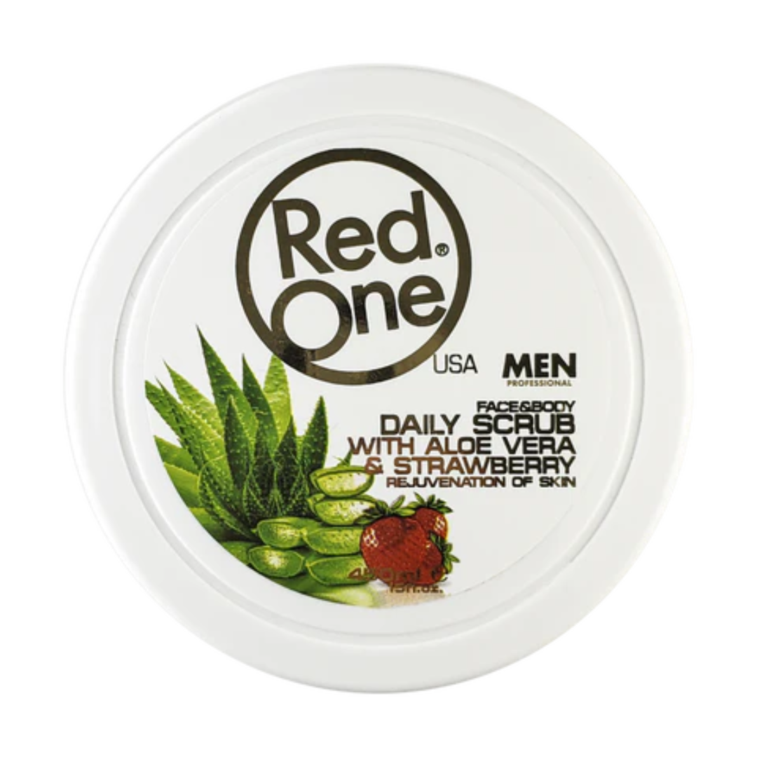 web - 2025-01-29T143955.525 Exfoliante RED ONE Aloe Vera & Strawberry 400ml - Imagen 1