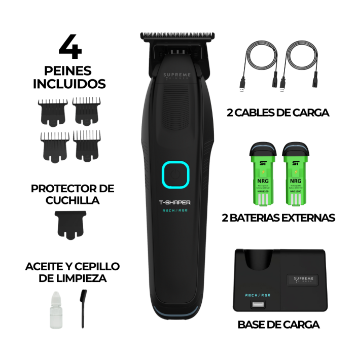 Trimmer ST Recharge Black - Imagen 2