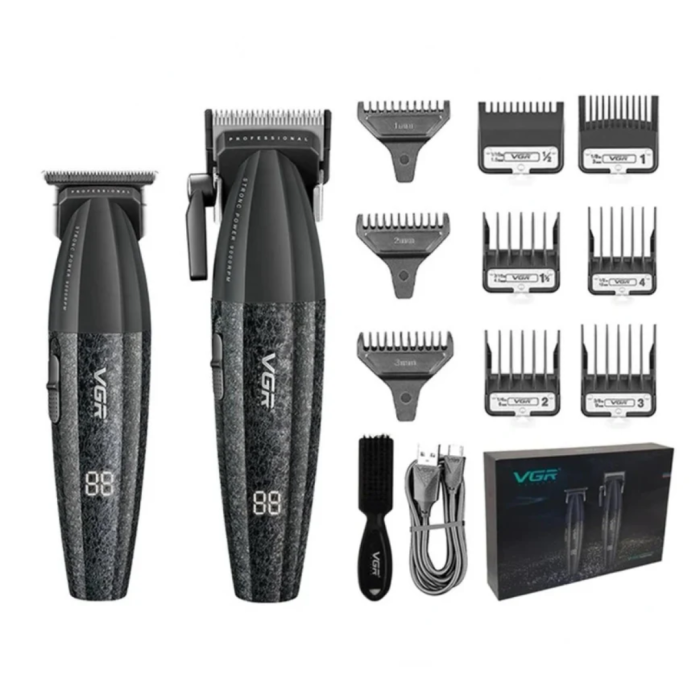 Combo VGR Clipper + Trimmer V640 Black - Imagen 2