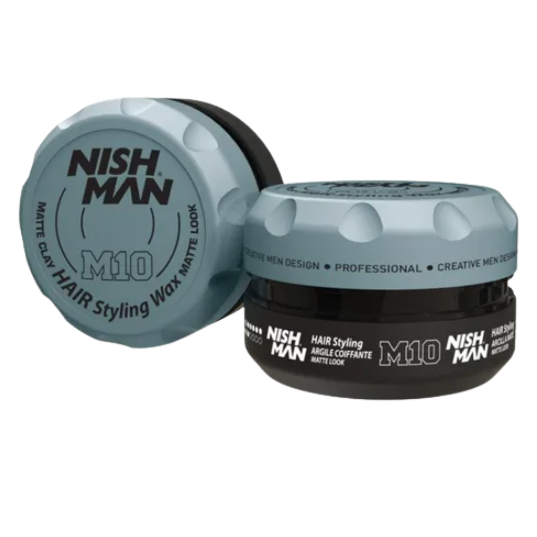 28 Cera NISH MAN M10 Matte Clay Matte Look 150ml - Imagen 1
