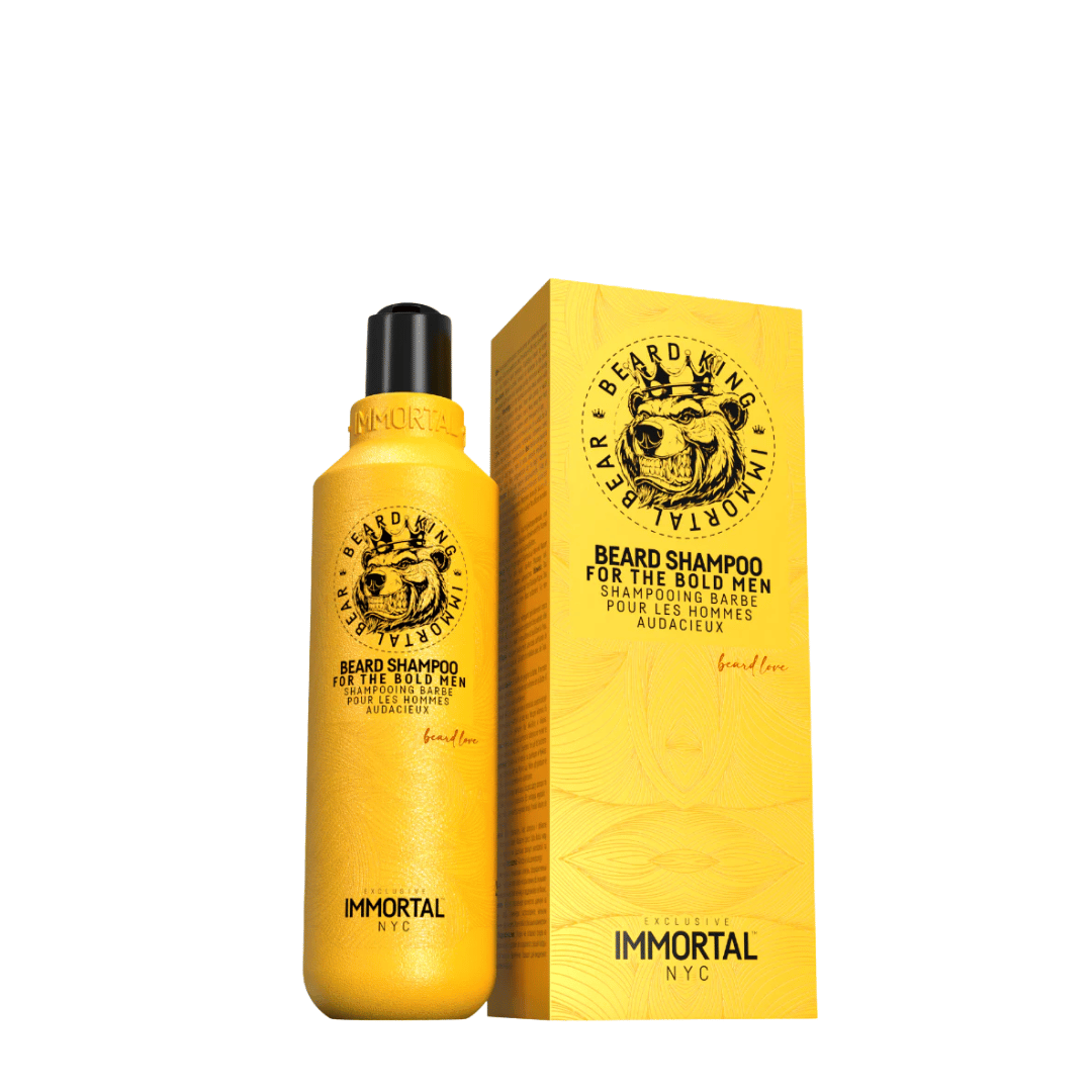 immortal after (13) Shampoo de Barba IMMORTAL Beard King 250ml - Imagen 1