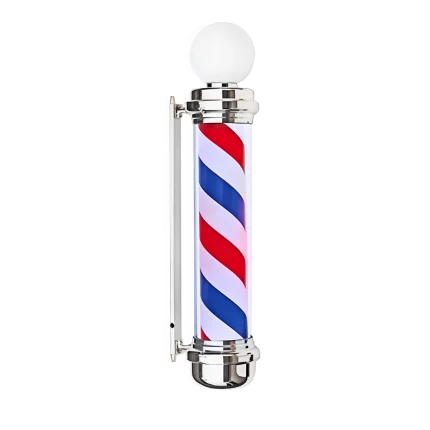 Pole Barber Clásico con Esfera Silver 85cm