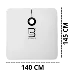 Capa LEVEL3 Cuello Silicona Blanca - Imagen 3