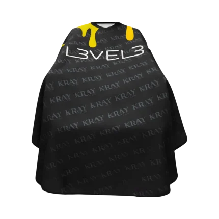 Capa LEVEL3 Cuello Silicona Negra Borde Colores