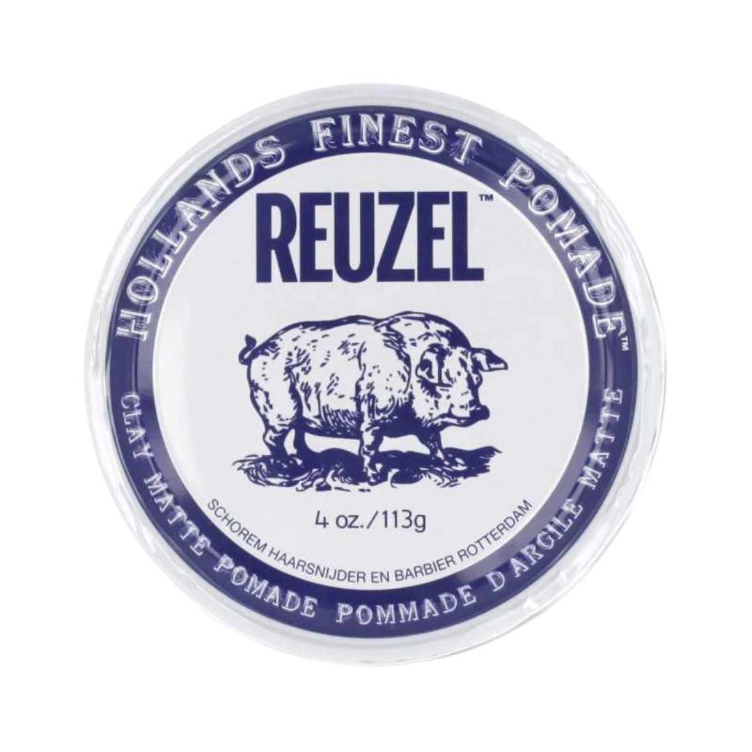 cera-reuzel-clay-matte-pomade-113gr-extravagantebarber Cera REUZEL Clay Matte Pomade 113gr - Imagen 1