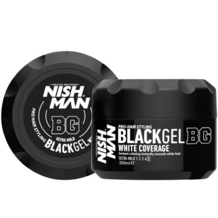 Gel de Peinar NISH MAN BlackGel 300ml