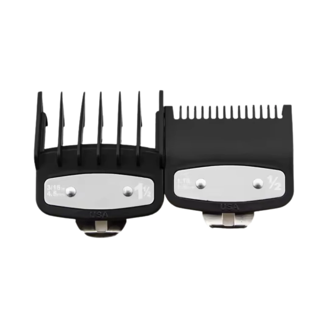 pack-peines-alzada-metalico-05-15-extravagantebarber Pack Peines Alzada HAIR STAR Metálico 0.5" y 1.5" - Imagen 1