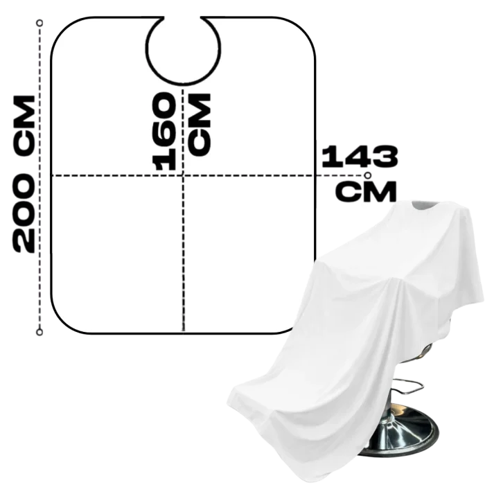 Capa XL Cuello Silicona Blanca - Imagen 5