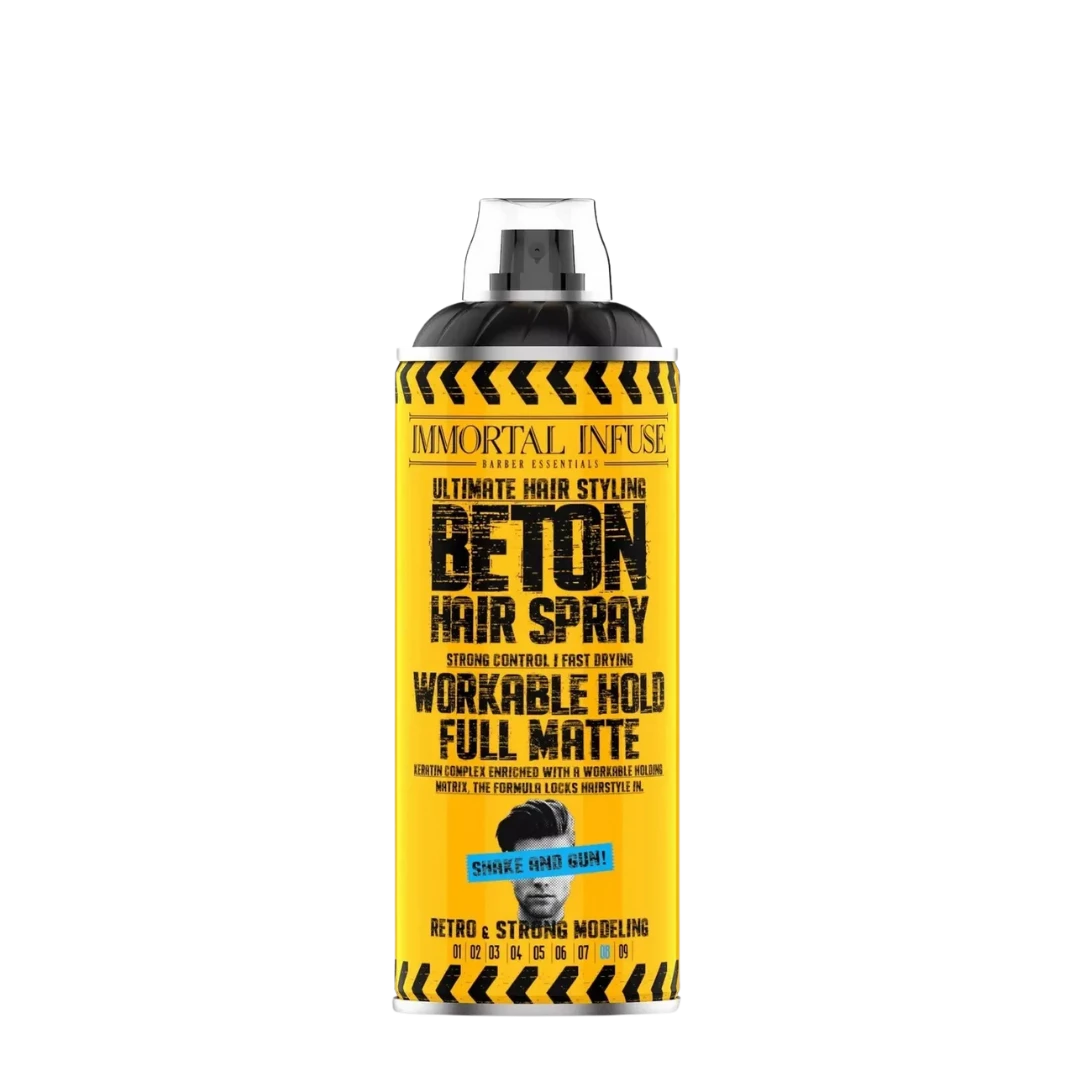 laca-fijacion-immortal-workable-hold-full-matte-450ml-extravagantebarber Laca Fijación IMMORTAL Workable Hold Full Matte 400ml - Imagen 1