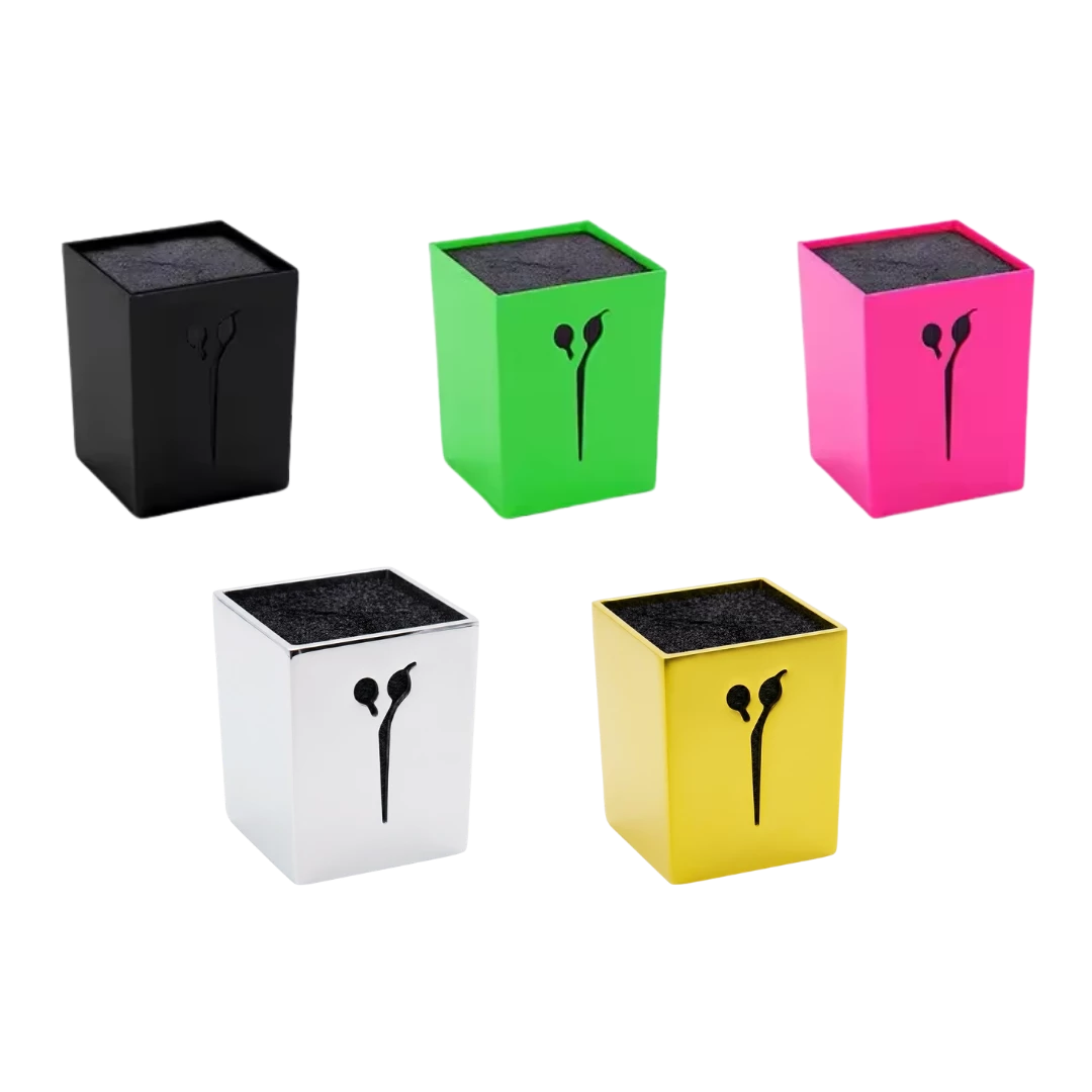 cubo-porta-tijeras-extravagante Cubo Porta Tijeras - Varios Colores - Imagen 1