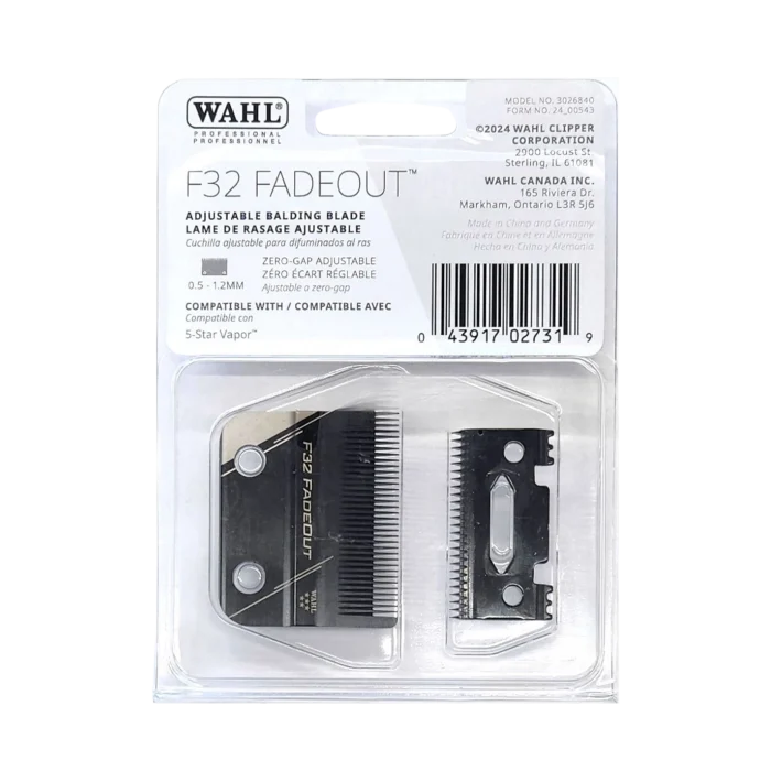 Cuchilla Clipper WAHL F32 Fadeout - Imagen 2
