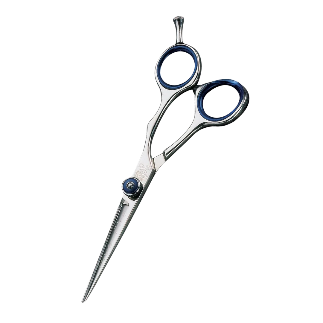 tijera-kiepe-filo-navaja-blue-fire-5-0-extravagantebarber Tijera KIEPE Filo Navaja Blue Fire 5.0" - Imagen 1