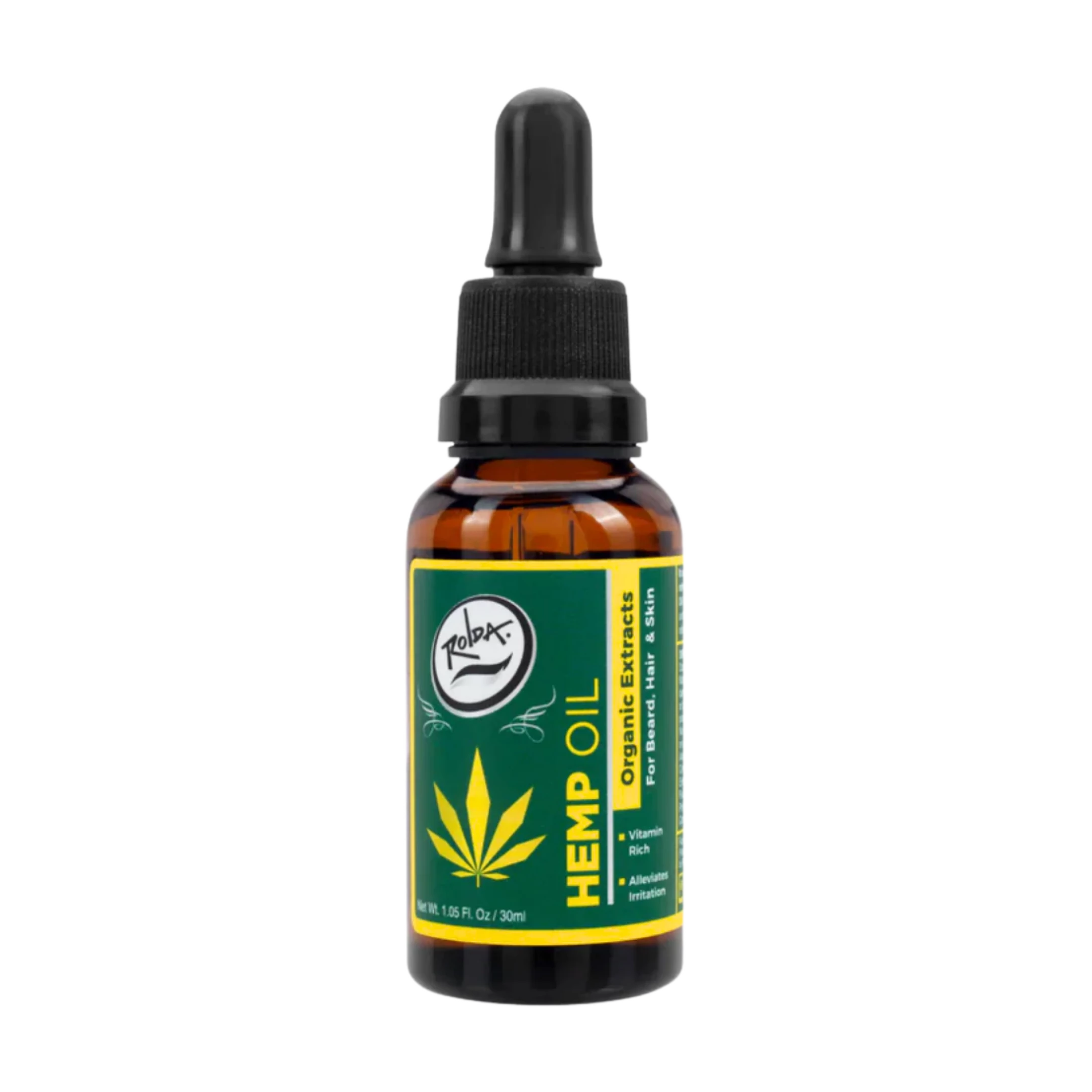 aceite-de-barba-rolda-hemp-oil-30ml-extravagantebarber Aceite de Barba ROLDA Hemp Oil 30ml - Imagen 1