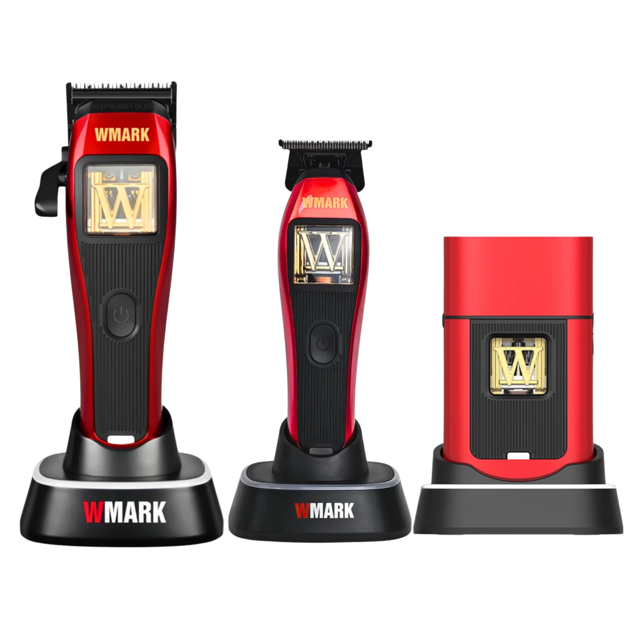 combo-wmark-clipper-trimmer-shaver-extravagantebarber Combo WMARK - Clipper + Trimmer + Shaver - Imagen 1