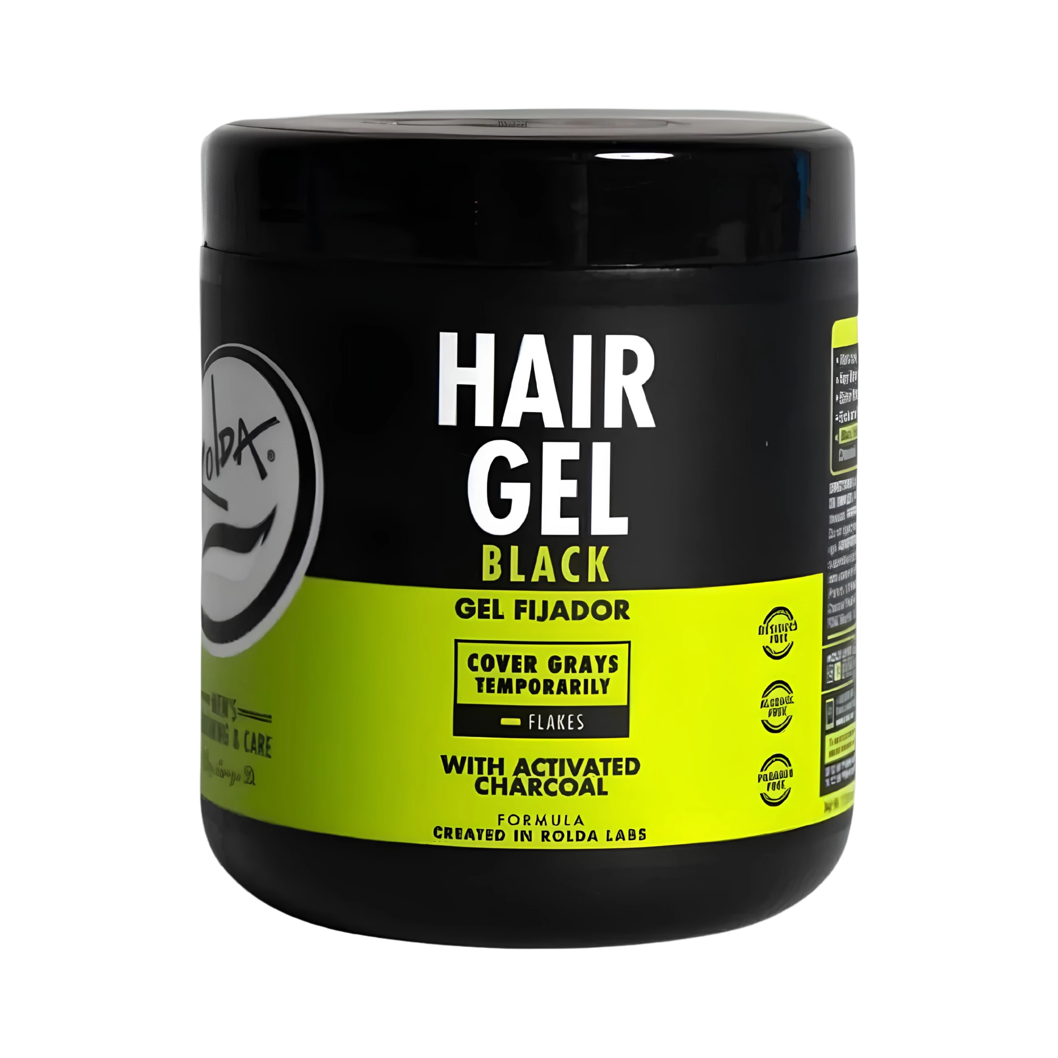 gel-de-peinar-rolda-black-500g-extravagantebarber Gel de Peinar ROLDA Black 500gr - Imagen 1