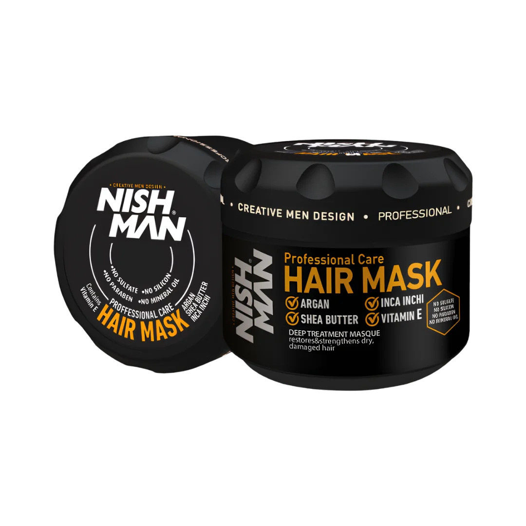mascarilla-capilar-nish-man-300ml-extravagantebarber Mascarilla Capilar NISH MAN 300ml - Imagen 1