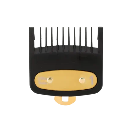 Peine Alzada Alternativo Negro - Dorado 1.0"