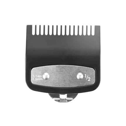 Peine Alzada Alternativo Negro - Plateado 0.5"