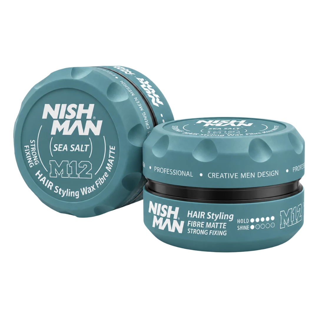 cera-nish-man-m12-fibre-matte-sea-salt-100ml-extravagantebarber Cera NISH MAN M12 Fibre Matte Sea Salt 100ml - Imagen 1