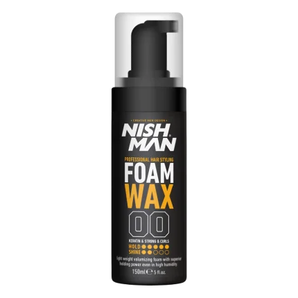 Espuma Fijadora NISH MAN Foam Wax "00" 150ml