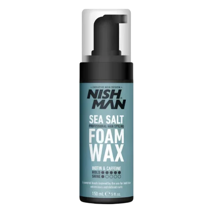 Espuma Fijadora NISH MAN Foam Wax Sea Salt 150ml