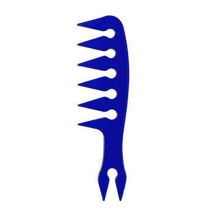 Peineta de Textura Azul